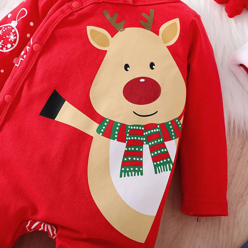 Snuggish Baby Christmas Rompers