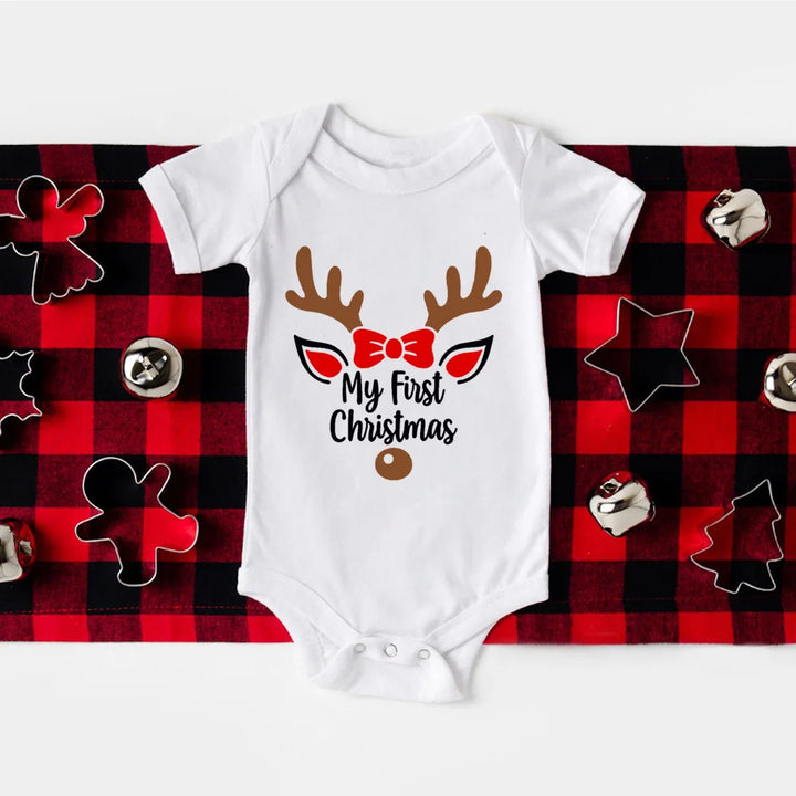 Snuggish My 1st Christmas Baby Bodysuit