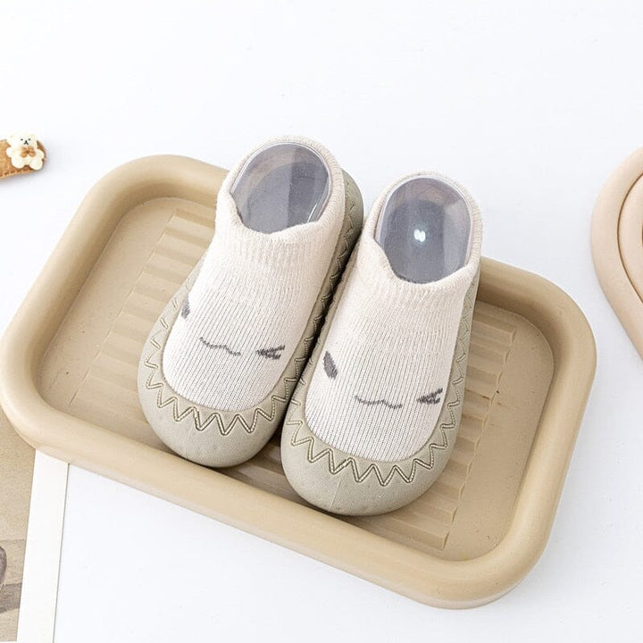 Cartoon-Animated Baby Sock Shoes for First Walkers