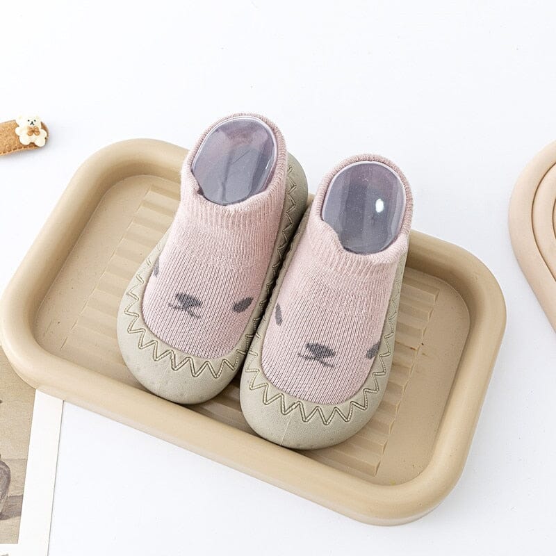 Cartoon-Animated Baby Sock Shoes for First Walkers