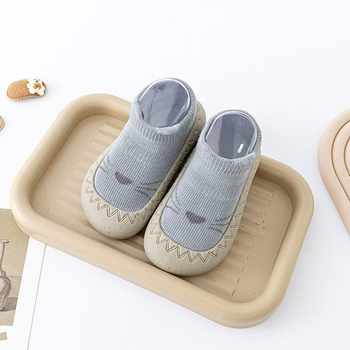 Cartoon-Animated Baby Sock Shoes for First Walkers