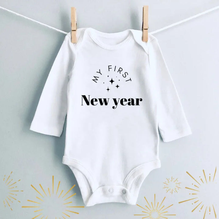 Snuggish It Is My 1st New Year Baby Romper