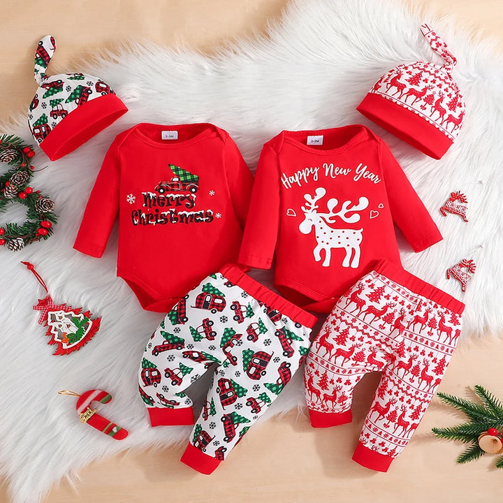 Snuggish 3Pcs Christmas Baby Clothes