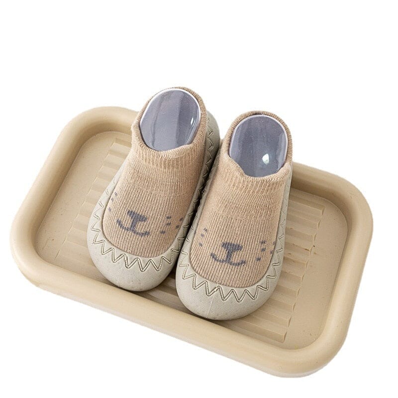 Cartoon-Animated Baby Sock Shoes for First Walkers