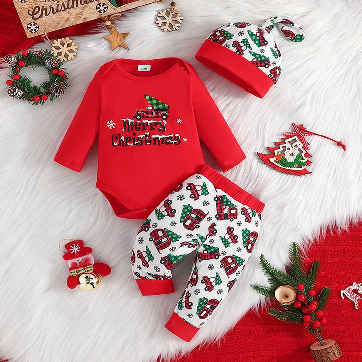 Snuggish 3Pcs Christmas Baby Clothes