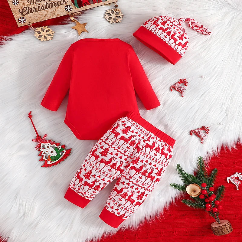 Snuggish 3Pcs Christmas Baby Clothes