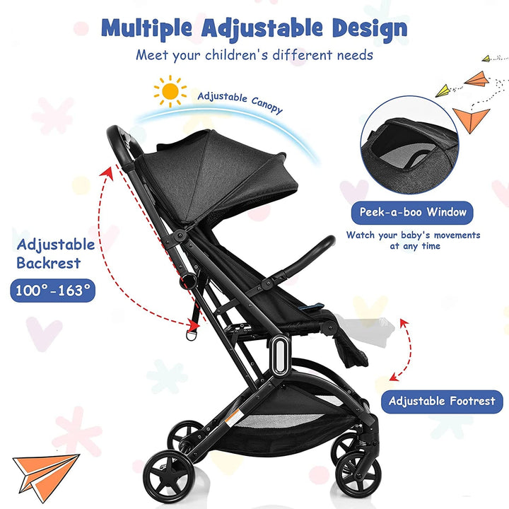 Baby-Joy Fly&Go™ Light-weight Baby Stroller I Perfect Travel Baby Pram or Stroller