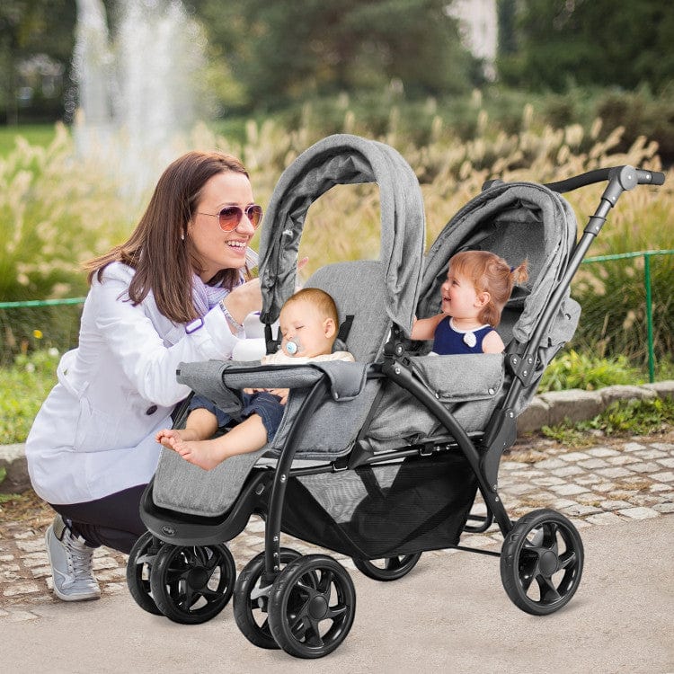 Baby Twin Baby Stroller For Two Babies