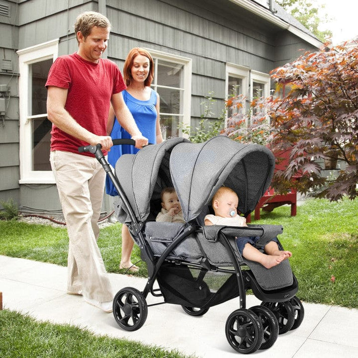 Baby Twin Baby Stroller For Two Babies