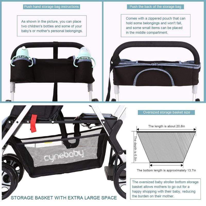 cynebaby™ Baby Stroller For 2 babies