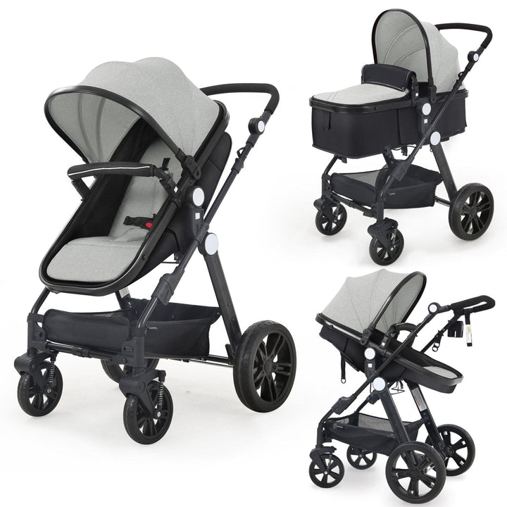 CyneBaby High-view Baby Stroller With Reversible Cradle