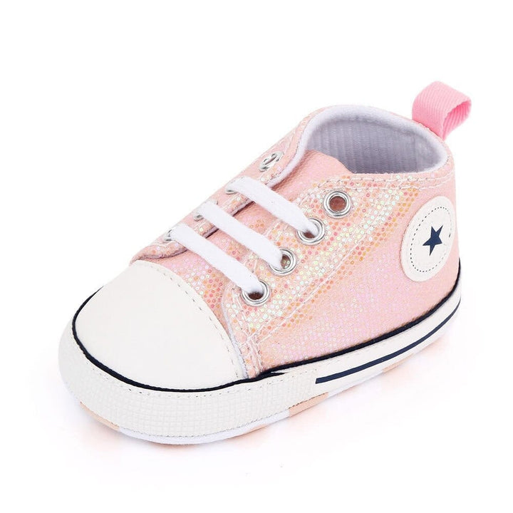 Girls' Bling Canvas Baby Shoes